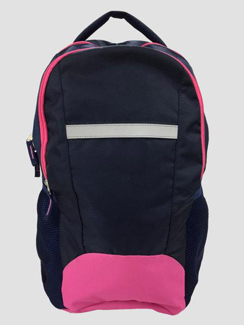 Pink School bag Front view