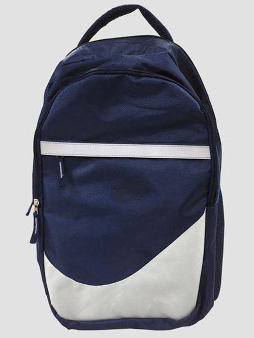 Navy School bag Front view