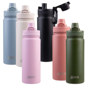 Oasis Stainless Steel Insulated Thermal Sports Bottle Quick Release 550ML