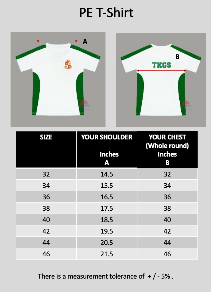 TKGS PE T-shirt