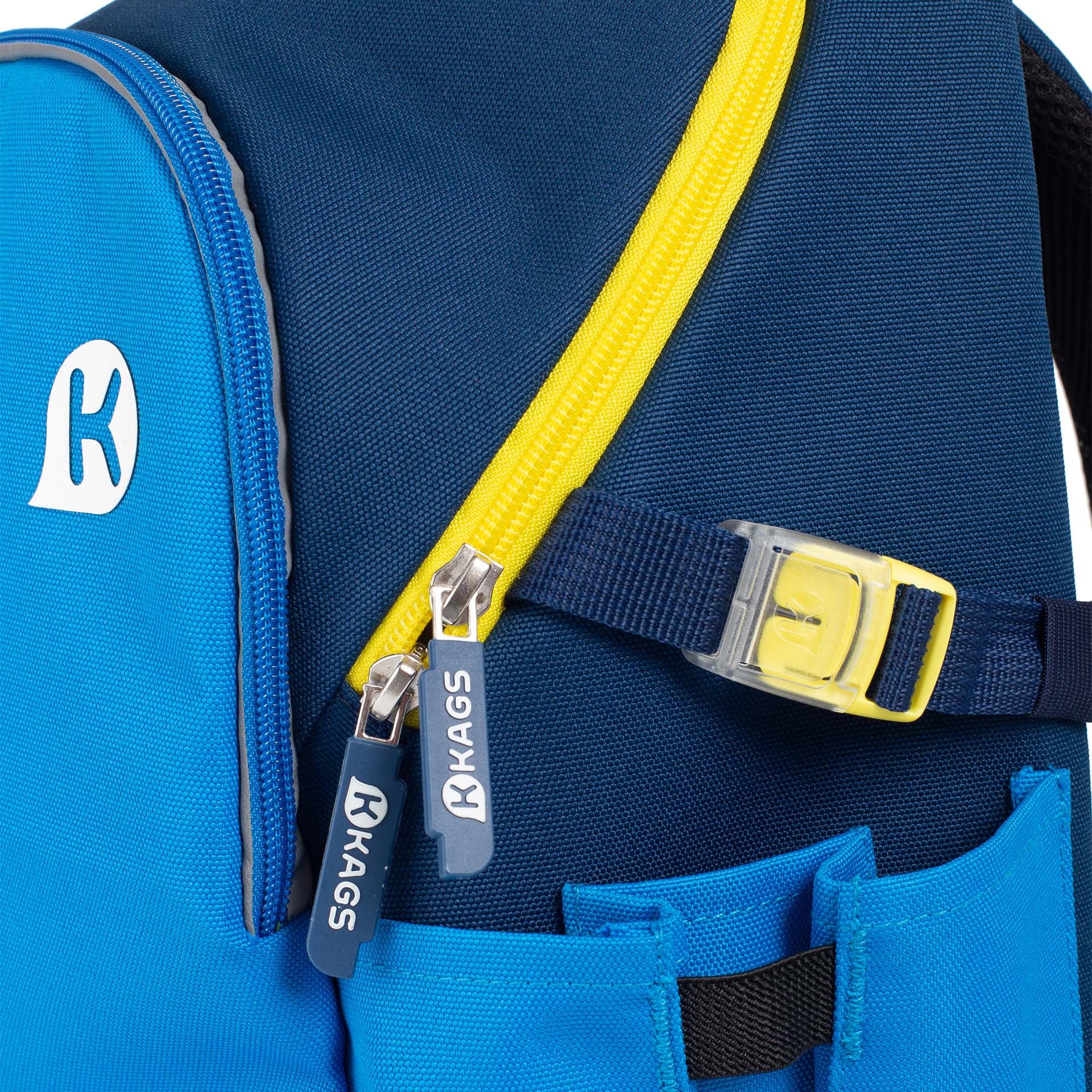 KAGS FERGUS Series Ergonomic School Backpack - Blue