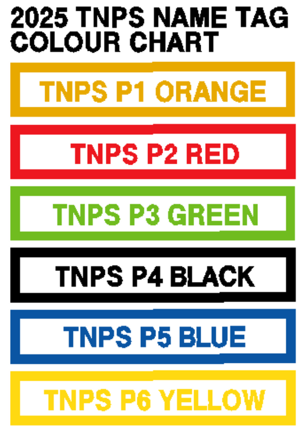 TNPS NAMETAGS