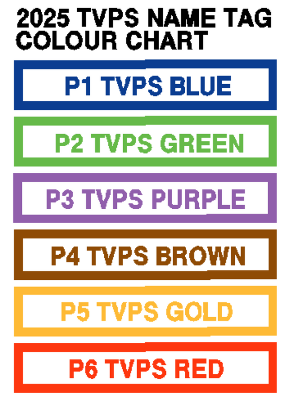 TVPS NAMETAGS