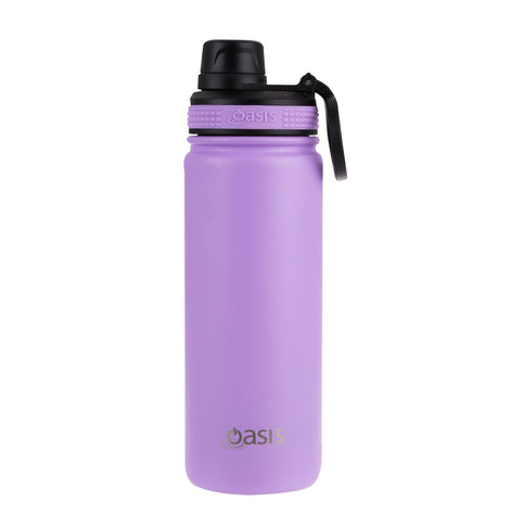 Oasis Stainless Steel Insulated Sports Water Bottle with Screw Cap 550ML (LAVENDER)