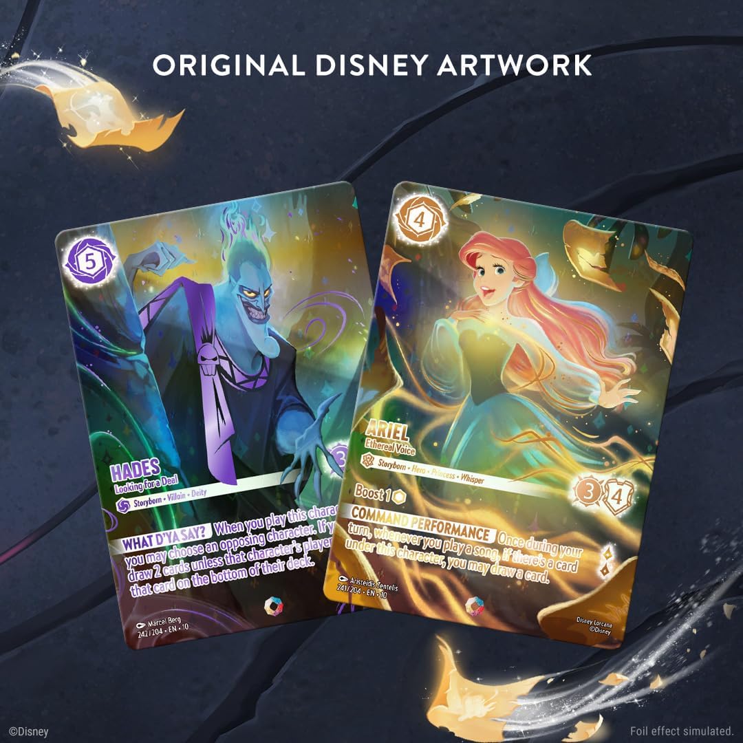 Disney Lorcana - Set 10 - Whispers in the Well - Sleeved Booster Pack