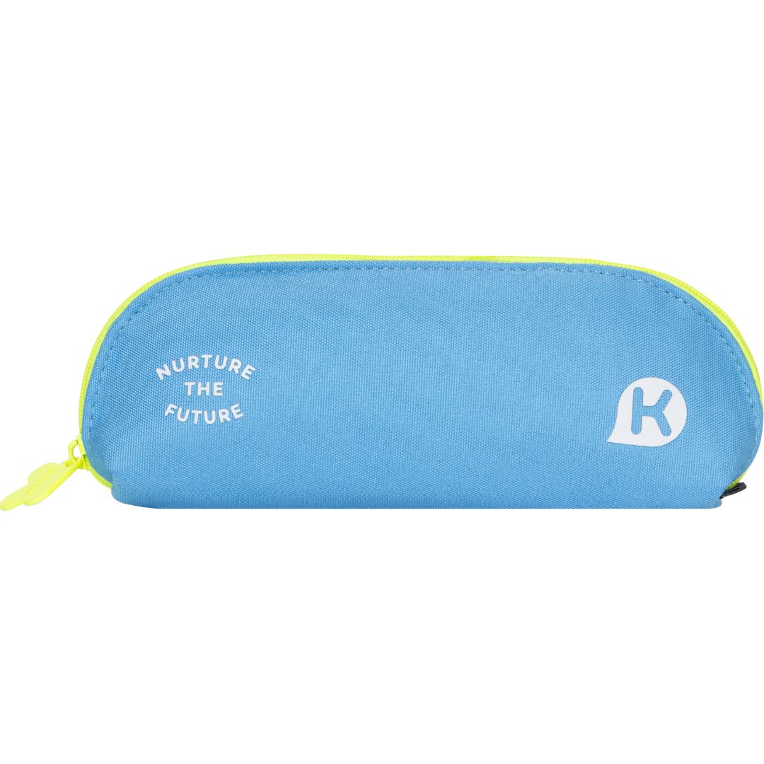 KAGS IZZY Series Pouch Type Pencil Case - Steel Blue