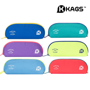 KAGS IZZY Series Pouch Type Pencil Case - Blue