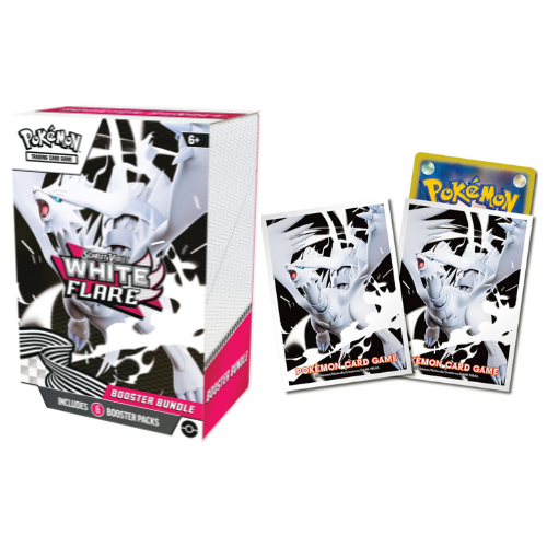 [BUNDLE] Pokemon TCG White Flare Booster Bundle + Sleeves