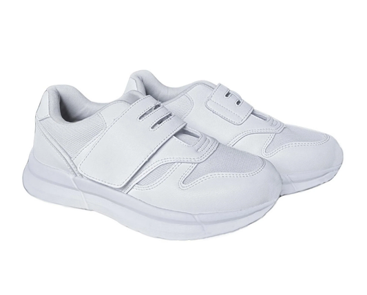 Nimbus - white sneakers for school & play